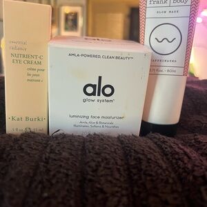 NEW skin care bundle: ALO, KAT BURKI, FRANK BODY